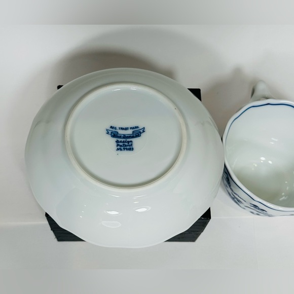 4 Blue Danube Cup & Saucer | Vintage Blue Danube Teacup. 4 cups and 4 saucer - Picture 8 of 8